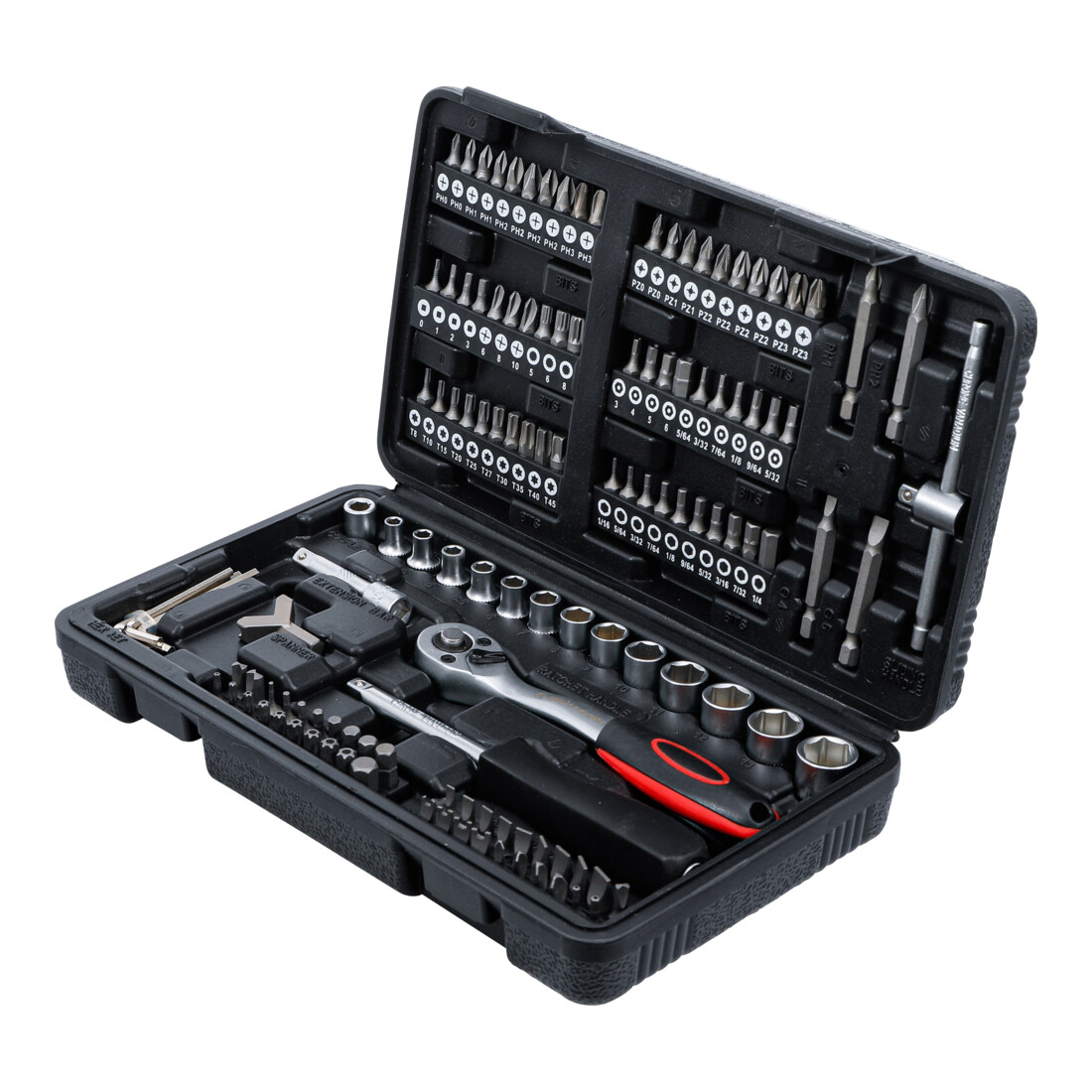 BGS Do it yourself Serie di bussole, 6,3mm (1/4"), 130pz.
