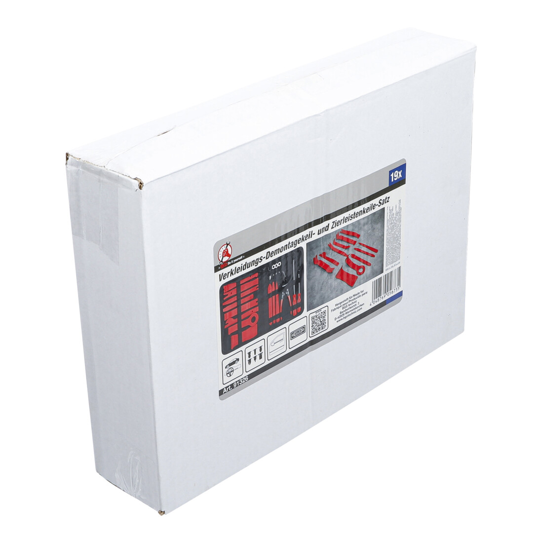 BGS Do it yourself Serie di cunei per rimozione rivestimento e modanature, differenti forme, 19pz.