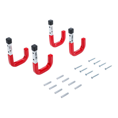 BGS Do it yourself Serie di ganci da muro, 4pz.