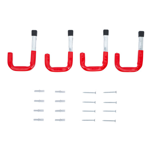 BGS Do it yourself Serie di ganci da muro, 4pz.