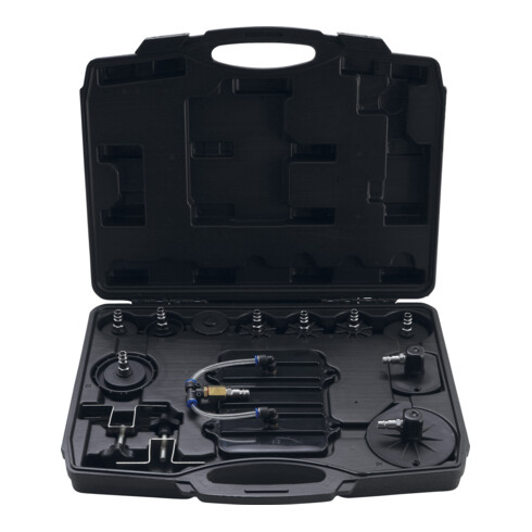 BGS Do it yourself Set di adattatori e sistema di sfiato dei freni ad aria compressa, 17pz.