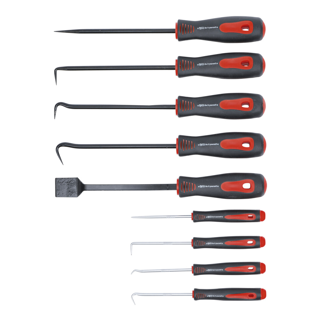 BGS Do it yourself Set di aghi e uncini, 9pz.