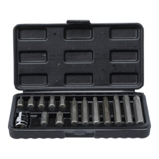 BGS Do it yourself Set di bit, azionamento esagono esterno 10mm, 15pz.