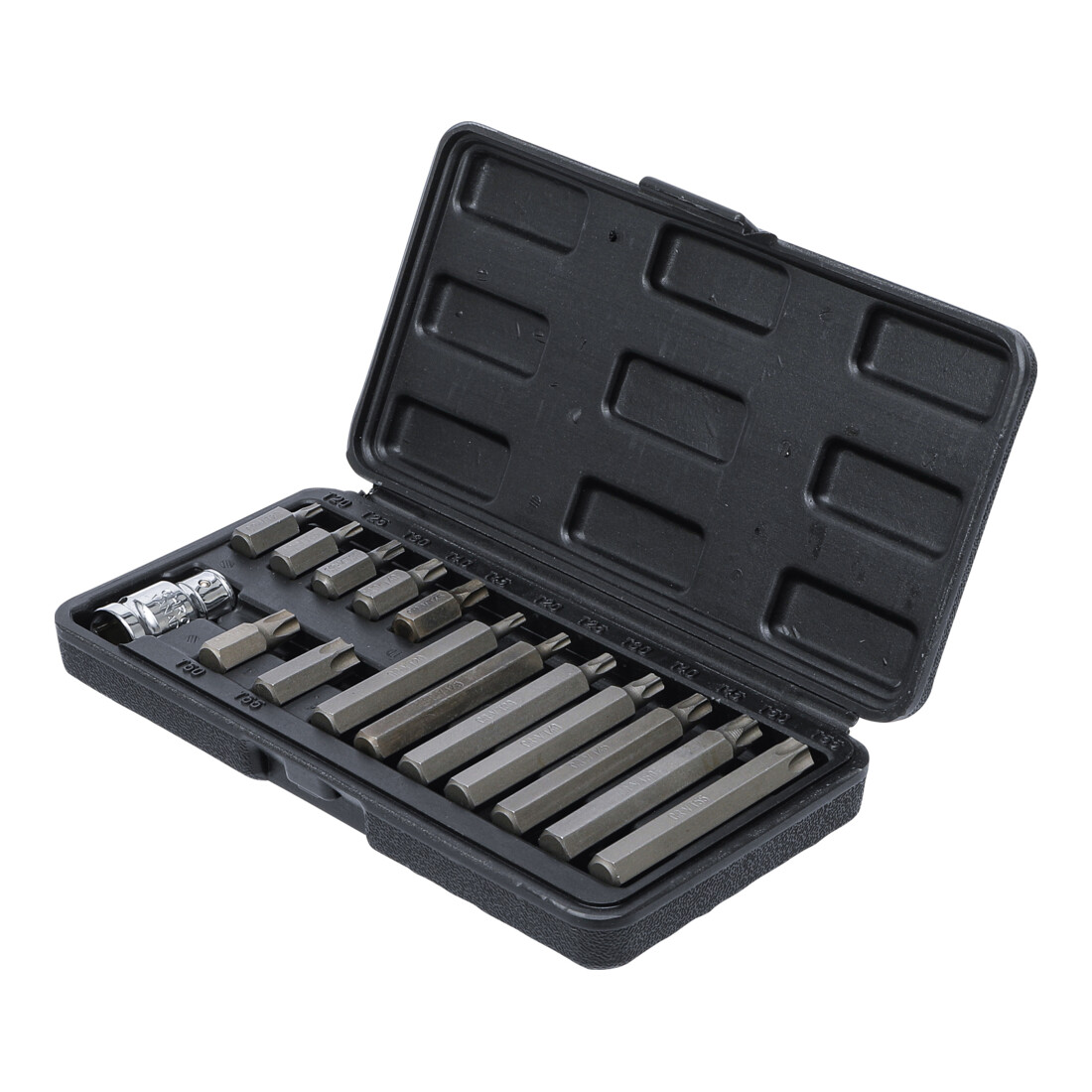 BGS Do it yourself Set di bit, azionamento esagono esterno 10mm con profilo a T (per TX), 15pz.