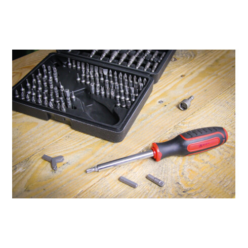 BGS Do it yourself Set di bit universali, azionamento esagonale 6,3mm, 122pz.