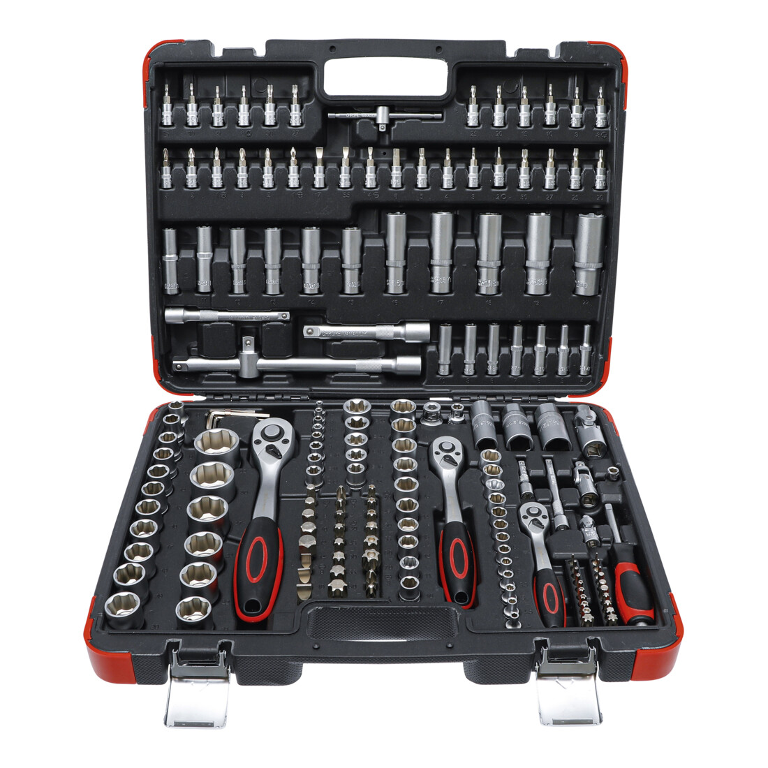 BGS Do it yourself Set di chiavi a bussola, azionamento 6,3mm / 10mm / 12,5mm, 172pz.