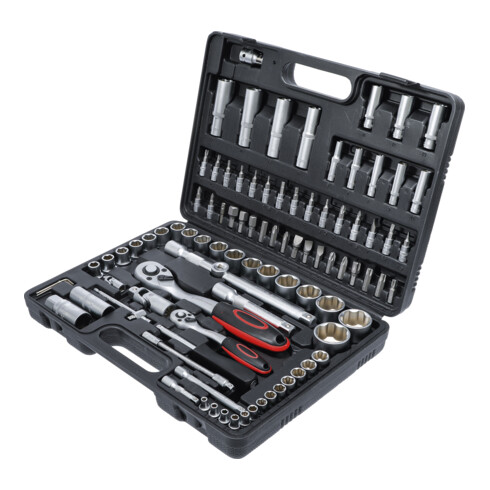 BGS Do it yourself Set di chiavi a bussola, azionamento 6,3mm / 12,5mm, 94pz.