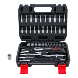 BGS Do it yourself Set di chiavi a bussola, azionamento 6,3mm, 46pz.