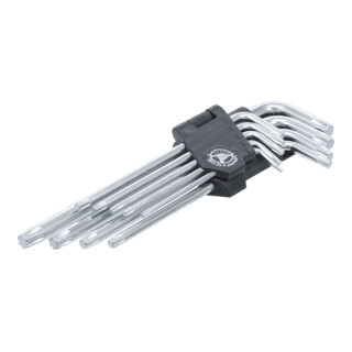 BGS Do it yourself Set di chiavi angolari con profilo a T lungo (per TX) T10-T50 9pz.
