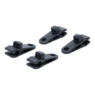 BGS Do it yourself Set di clip per teloni, 4pz.