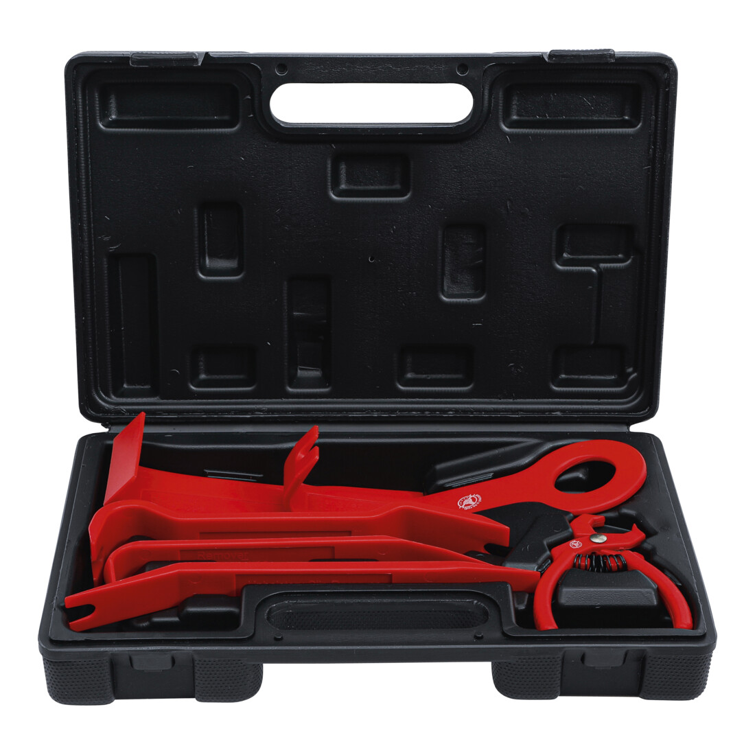 BGS Do it yourself Set di cunei di rifinitura, varie forme, con pinza per rivetti, 6pz.