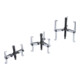 BGS Do it yourself Set di estrattori a 2/3 bracci, 150 / 100 / 75mm, 3pz.-4