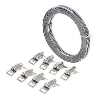 BGS Do it yourself Set di fascette stringitubo ''senza fine'', 3m