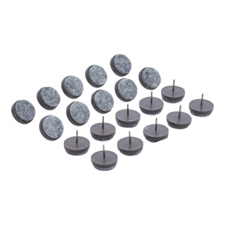 BGS Do it yourself Set di feltrini, con perno Ø24mm, 20pz.