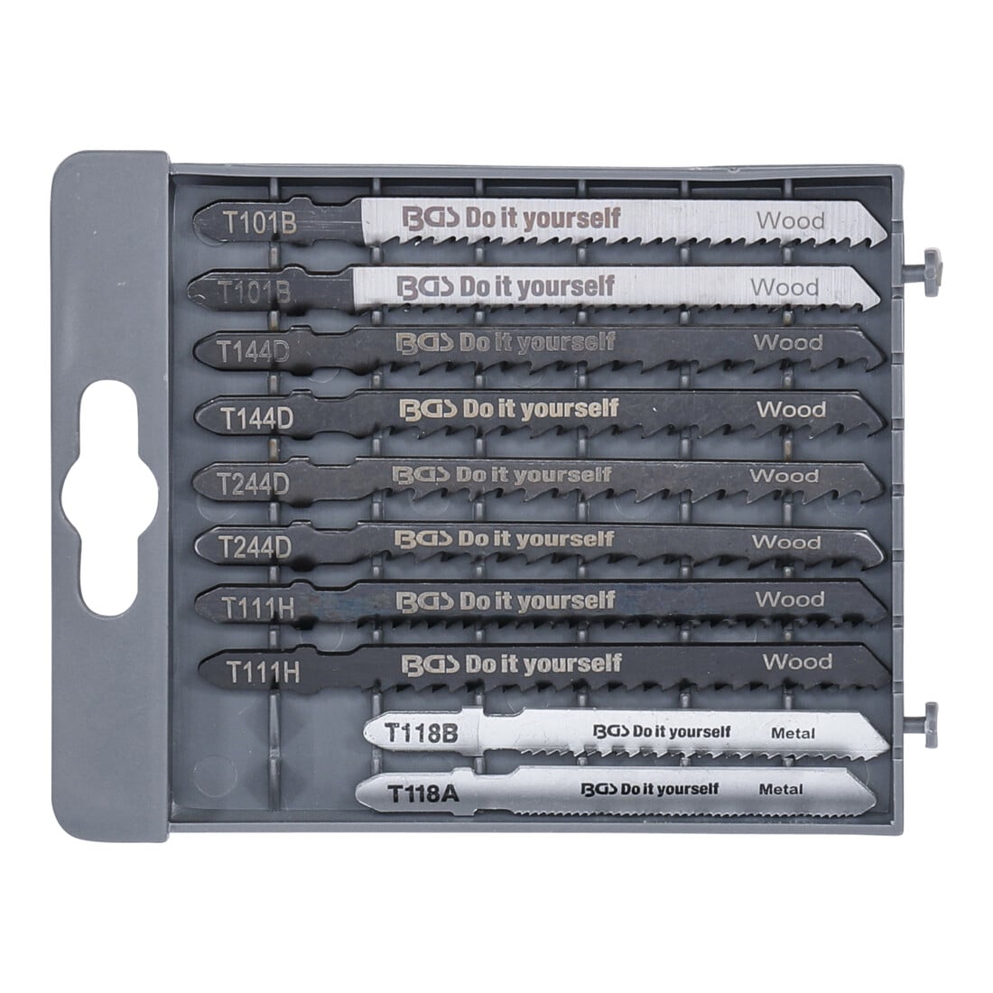BGS Do it yourself Set di lame per seghetto alternativo, 10pz.