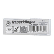 BGS Do it yourself Set di lame trapezoidali, per BGS 50611, 10pz.-4