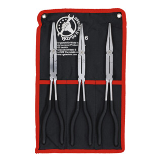 BGS Do it yourself Set di pinze a doppio snodo, 3pz.