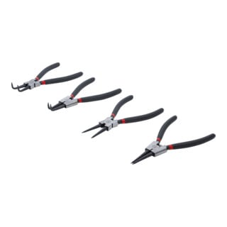 BGS Do it yourself Set di pinze per anelli elastici, 175mm, 4pz.