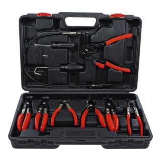 BGS Do it yourself Set di pinze per fascette stringitubo, 10pz.