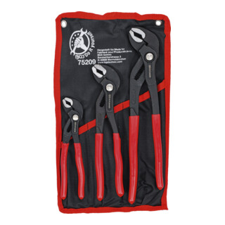 BGS Do it yourself Set di pinze regolabili, 175/240/300mm, 3pz.