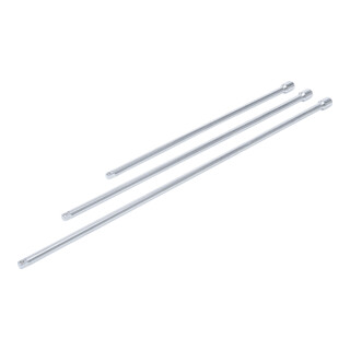 BGS Do it yourself Set di prolunghe 6,3mm (1/4") 300 / 380 / 450mm, 3pz.
