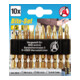 BGS Do it yourself Set di punte ''Gold'', azionamento esagono esterno 6,3mm (1/4"), 10pz.-1