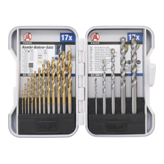 BGS Do it yourself Set di punte combinate 1,5-10mm, 17pz.