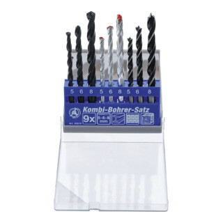 BGS Do it yourself Set di punte combinate 5-8mm, 9pz.