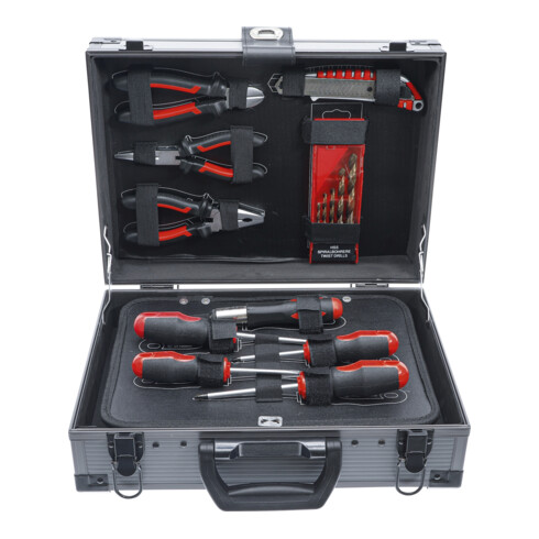 BGS Do it yourself Set di utensili in valigetta di alluminio, con 66 utensili