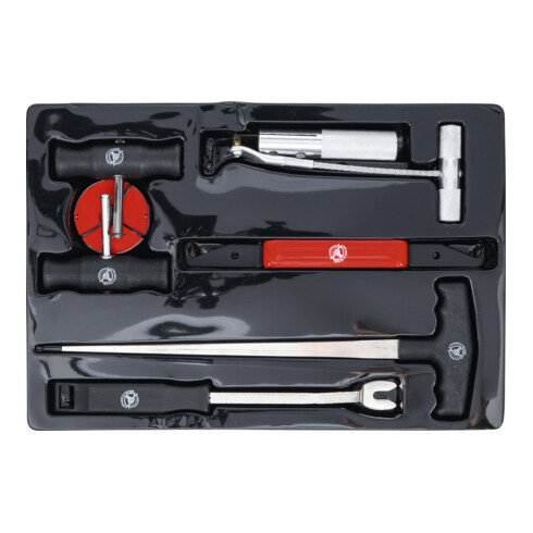 BGS Do it yourself Set per la rimozione del parabrezza, 7pz.