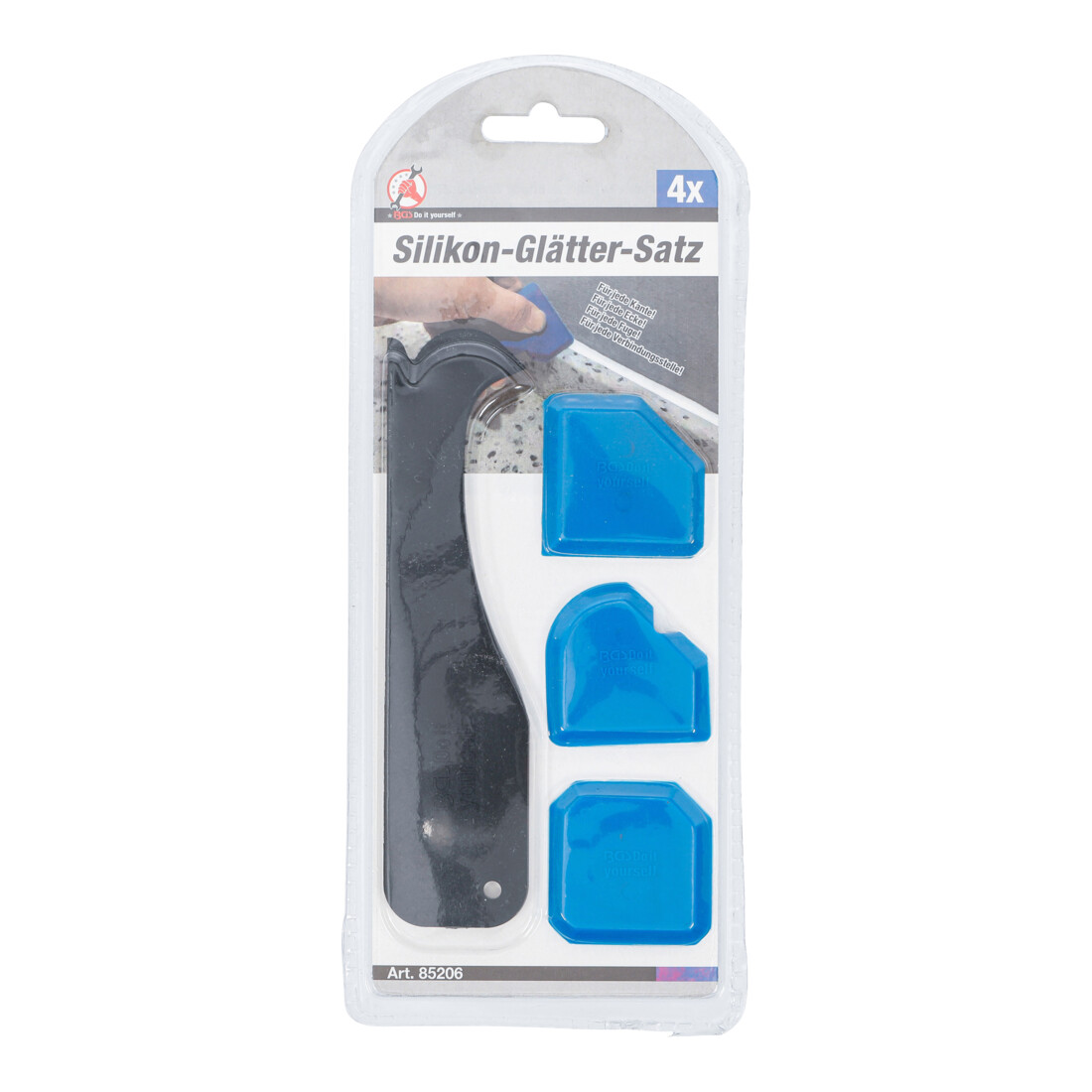 BGS Do it yourself Set per stendere silicone, 4pz.