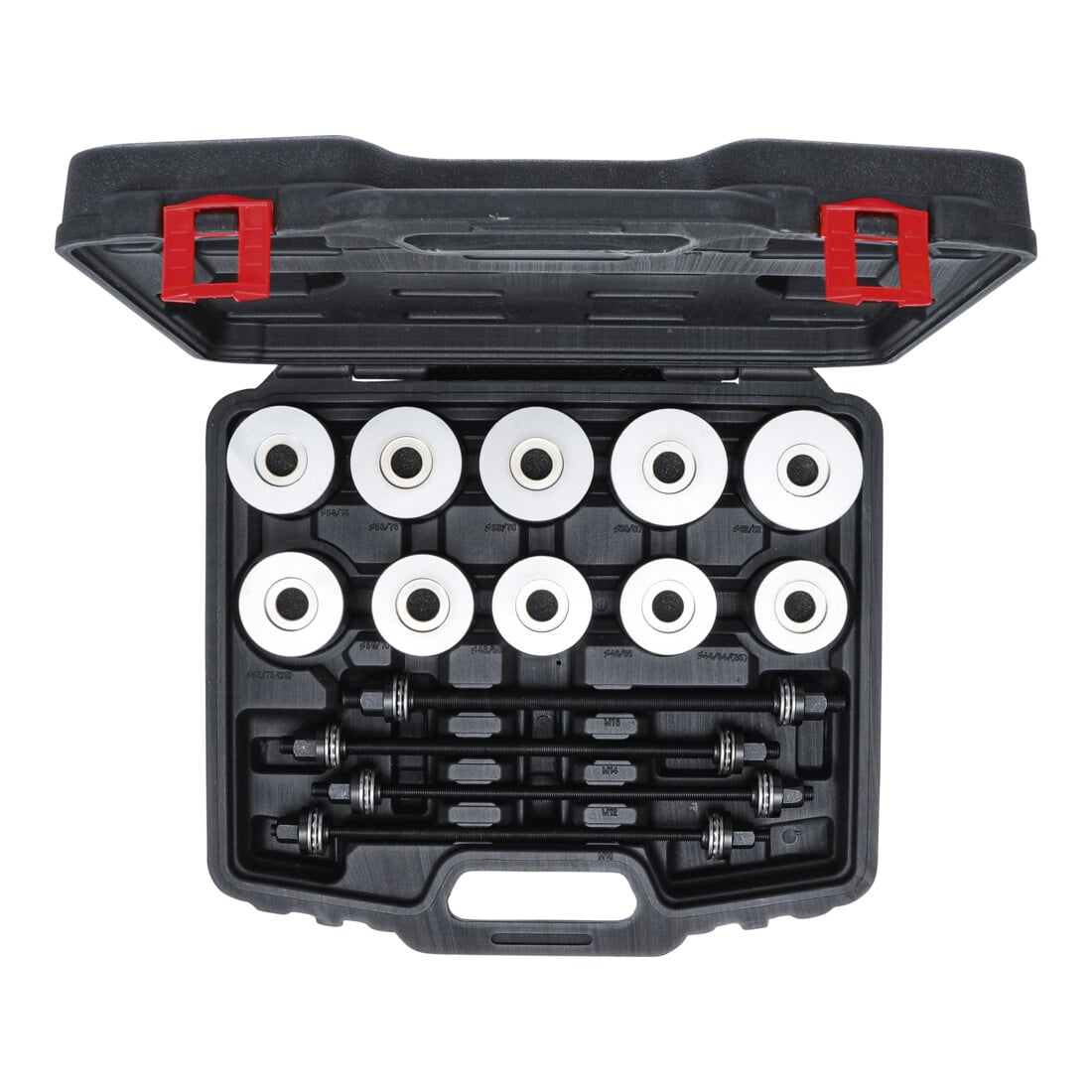 BGS Do it yourself span- en compressiehulzenset met 4 spindels 24 dlg.