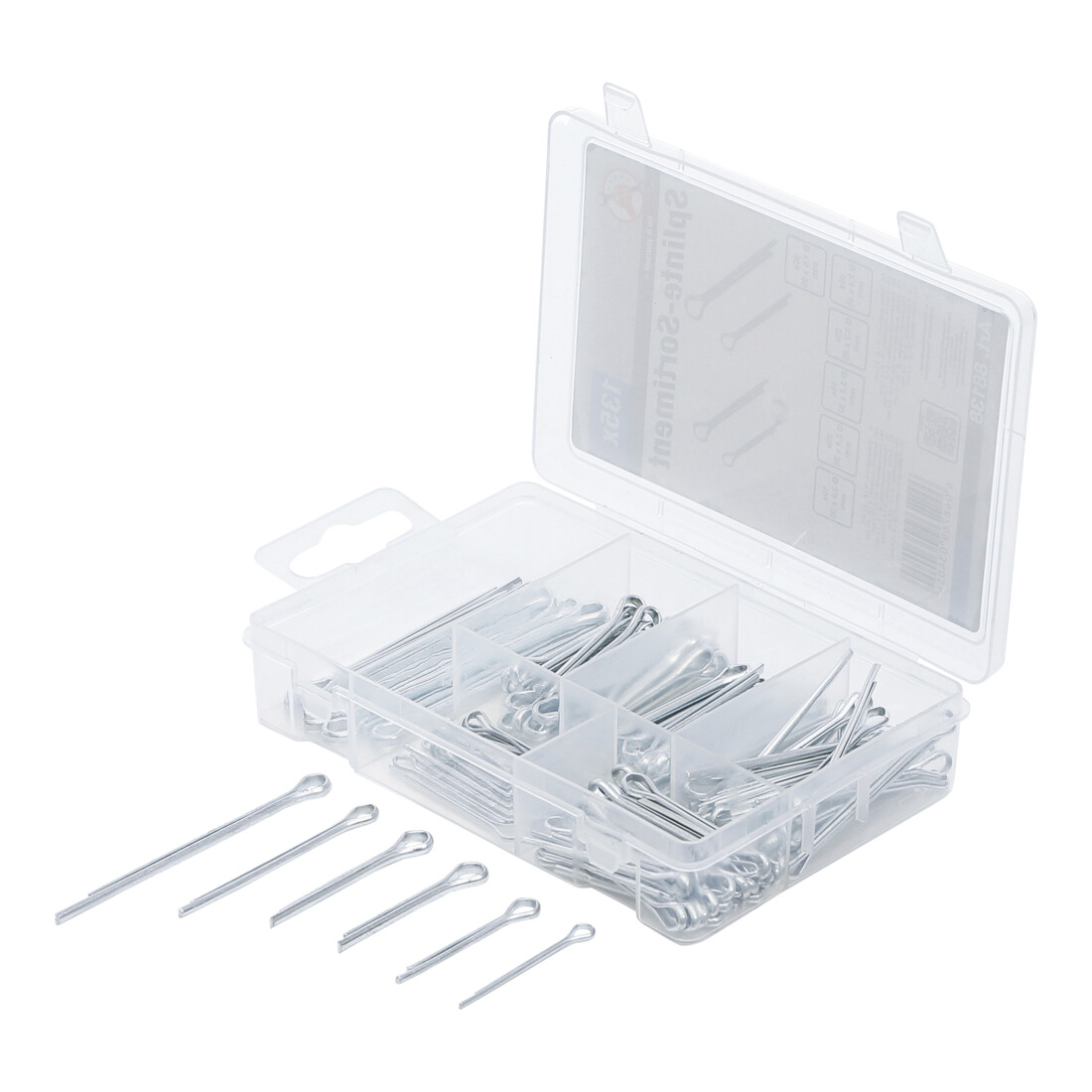 BGS Do it yourself splitpennen assortiment Ø 1,6 - 3,2 mm 135 dlg.