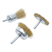 BGS Do it yourself Stahldraht-Bürsten-Satz Ø 25 - 50 mm 3-tlg.-3