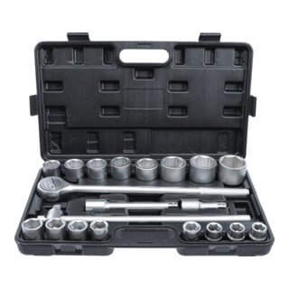 BGS Do it yourself Steckschlüssel-Satz Antrieb 20 mm 12,3 kg 20-tlg.
