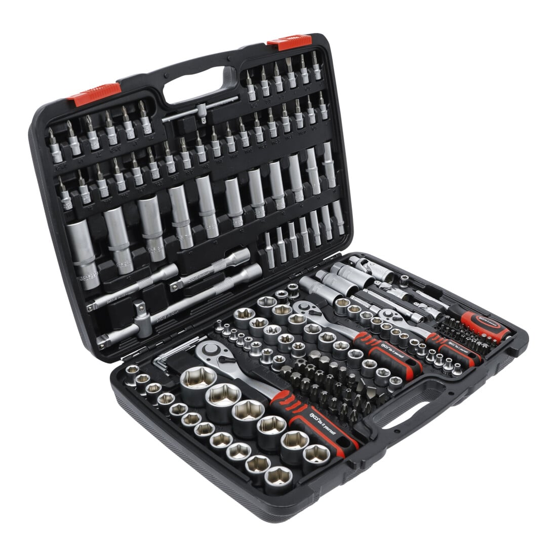 BGS Do it yourself Steckschlüssel-Satz Antrieb 6,3 mm (1/4 Zoll) / 10 mm (3/8 Zoll) / 12,5 mm (1/2 Zoll) 172 teilig