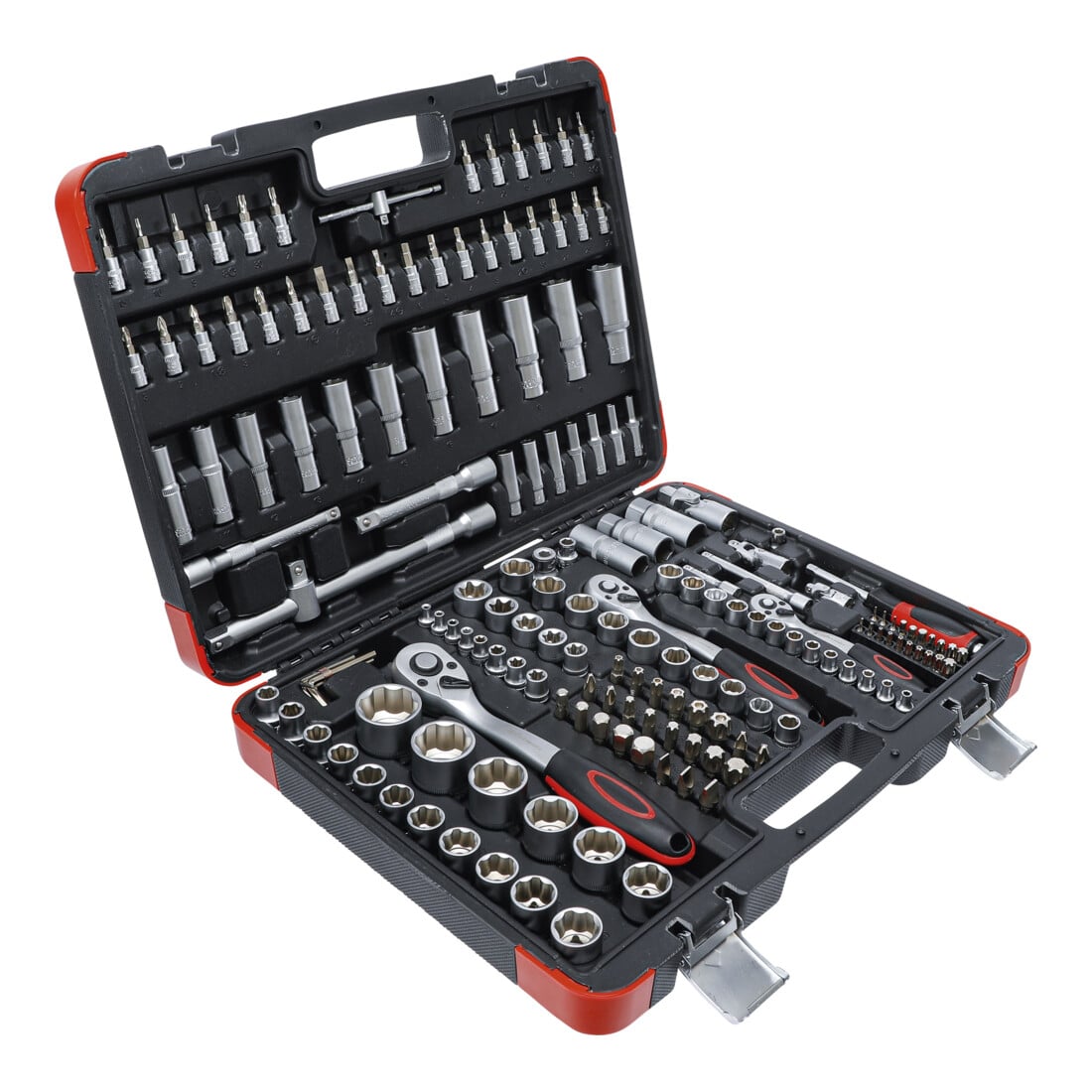 BGS Do it yourself Steckschlüssel-Satz Antrieb 6,3 mm / 10 mm / 12,5 mm 172-tlg.
