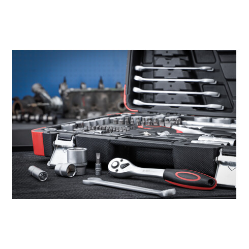 BGS Do it yourself Steckschlüssel-Satz Antrieb 6,3 mm / 10 mm / 12,5 mm 216-tlg.