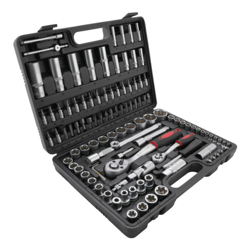 BGS Do it yourself Steckschlüssel-Satz Antrieb 6,3 mm / 12,5 mm 108-tlg.
