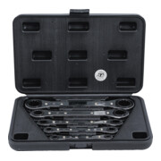 BGS Do it yourself steek-ringratelsleutelset, recht, omkeerbaar SW 6 x 8 - 19 x 22 mm 5-delig.-3