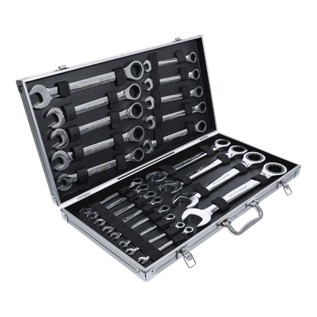 BGS Do it yourself steek-ringratelsleutelset SW 6 - 32 mm 22 dlg.