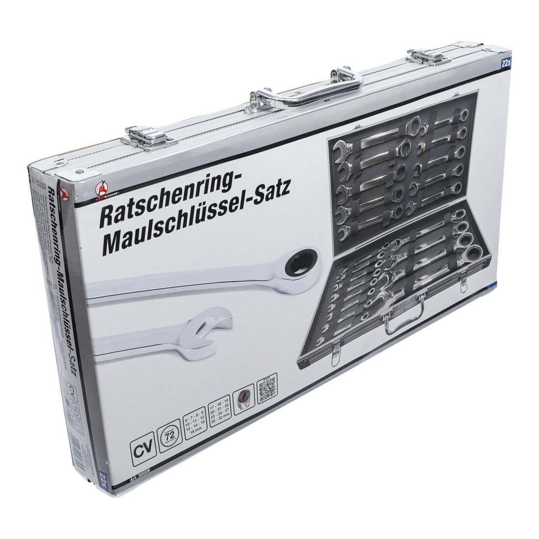 BGS Do it yourself steek-ringratelsleutelset SW 6 - 32 mm 22 dlg.