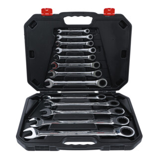 BGS Do it yourself steek-ringratelsleutelset SW 8 - 32 mm 13 dlg.