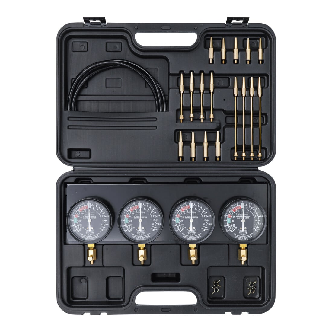 BGS Do it yourself Tester per carburatori sincroni con 4 orologi sincroni, 26pz.