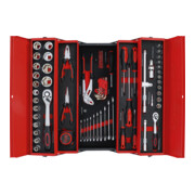 BGS Do it yourself Valigetta portautensili in metallo, incl. assortimento di utensili, 86pz.-5