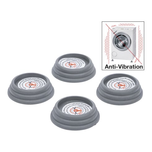 BGS Do it yourself Vibrationsdämpfer-Satz Ø 65 x 20 mm 4-tlg.