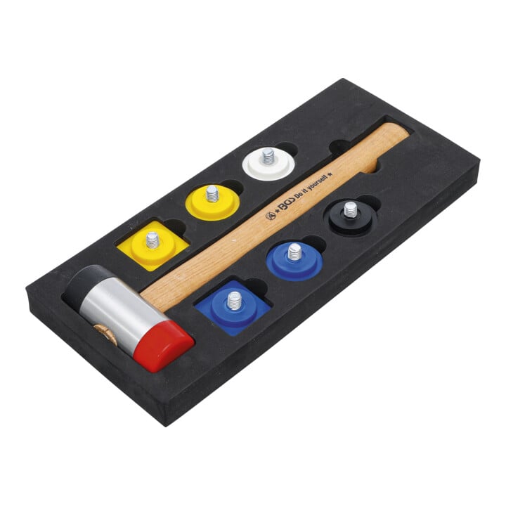 BGS Do it yourself Wechselkopf-Hammer-Satz Ø 43 mm 9-tlg.