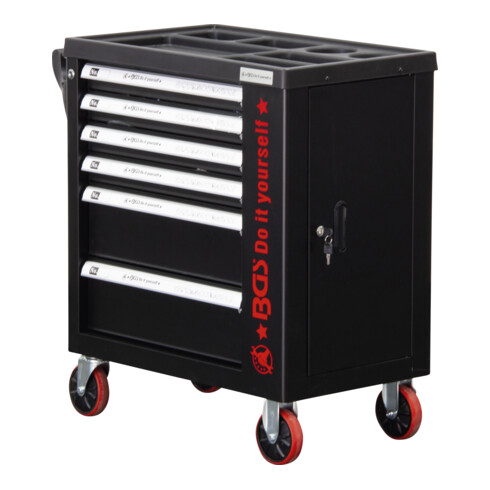 BGS Do it yourself Werkstattwagen 6 Schubladen 1 Seitentür leer