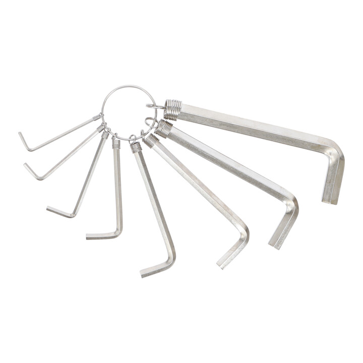 BGS Do it yourself Winkelschlüssel-Satz Innensechskant 2 - 10 mm 8-tlg.