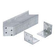 BGS Do it yourself Winkelverbinder 80934-50, 40 x 40 x 40 x 2 mm, Spar-Pack, 50 Stück-1